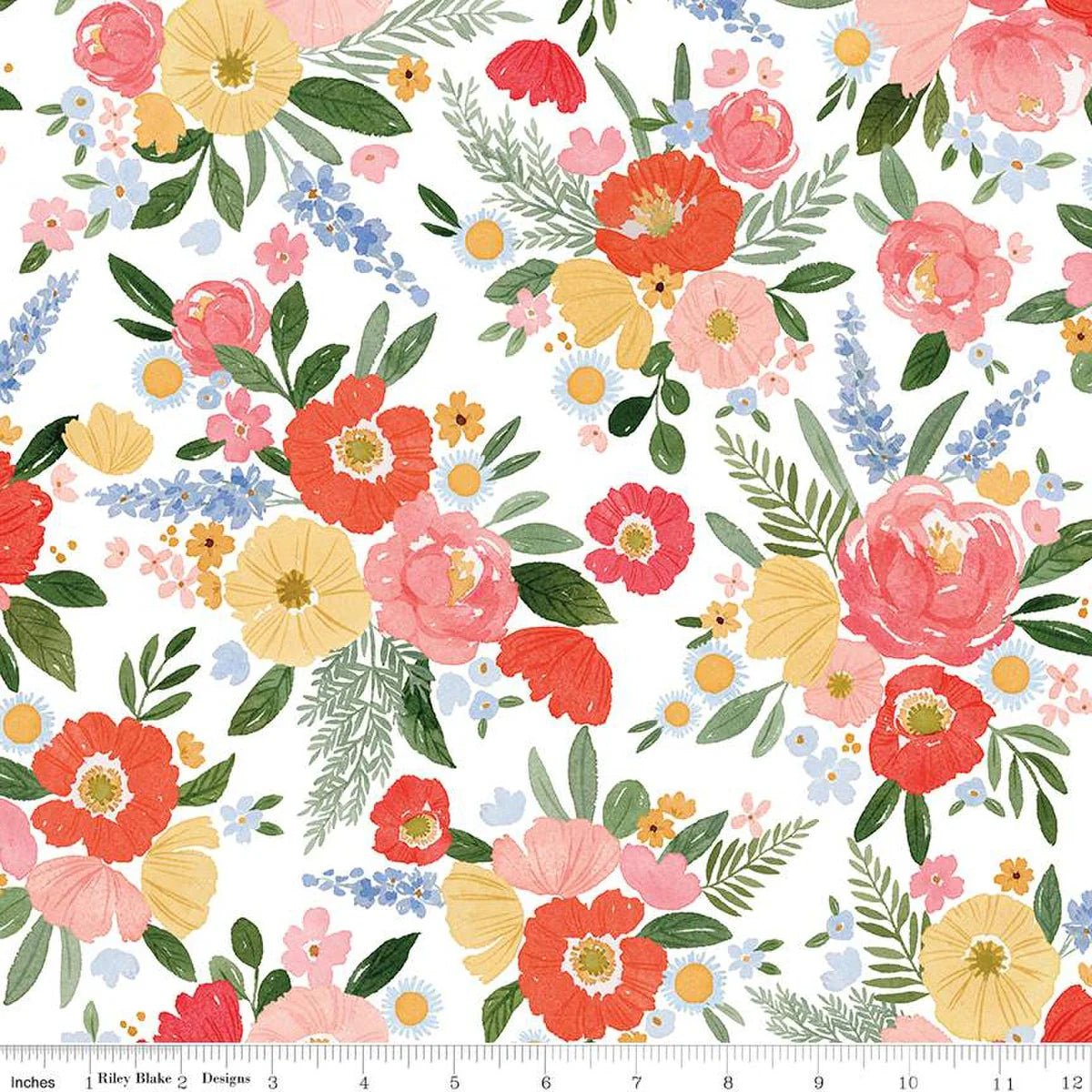 Riley Blake | Wildflower Garden Printed Quilting Fabric –  100% Cotton