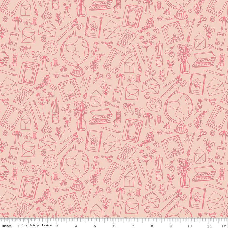 Riley Blake | Collection of Things In Blush - 100% Cotton