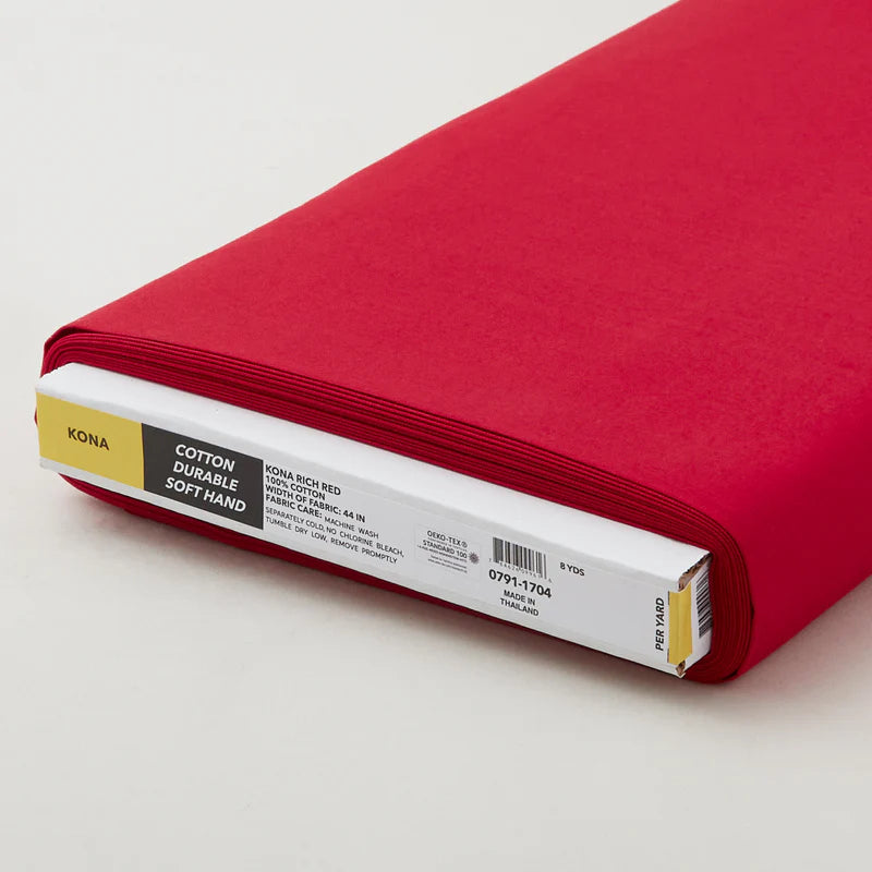 Kona Cotton - Rich Red