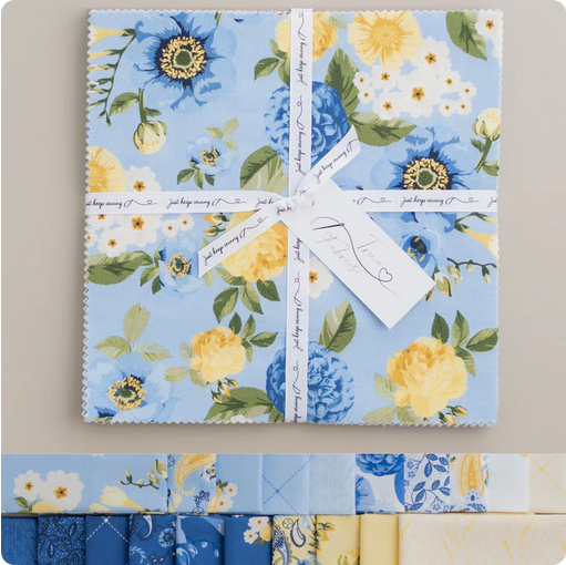 Sunshine Bloom Squares - 100% Cotton (42 Count)