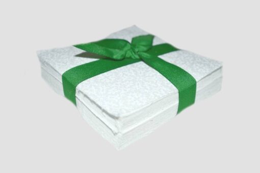 5" x 5" White on White Charm Squares - 100% Cotton (100 Count)