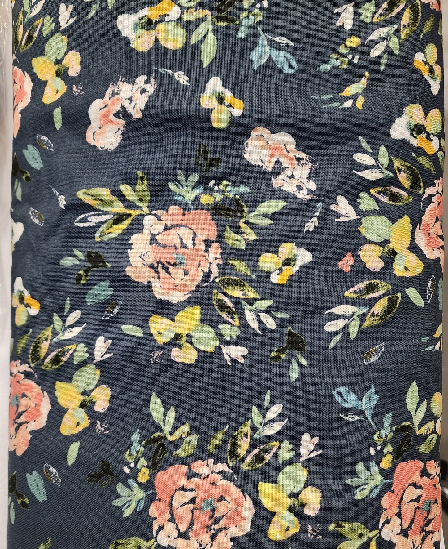 Boundless | Painterly Blossoms Printed Quilting Fabric – 100% Woven Cotton